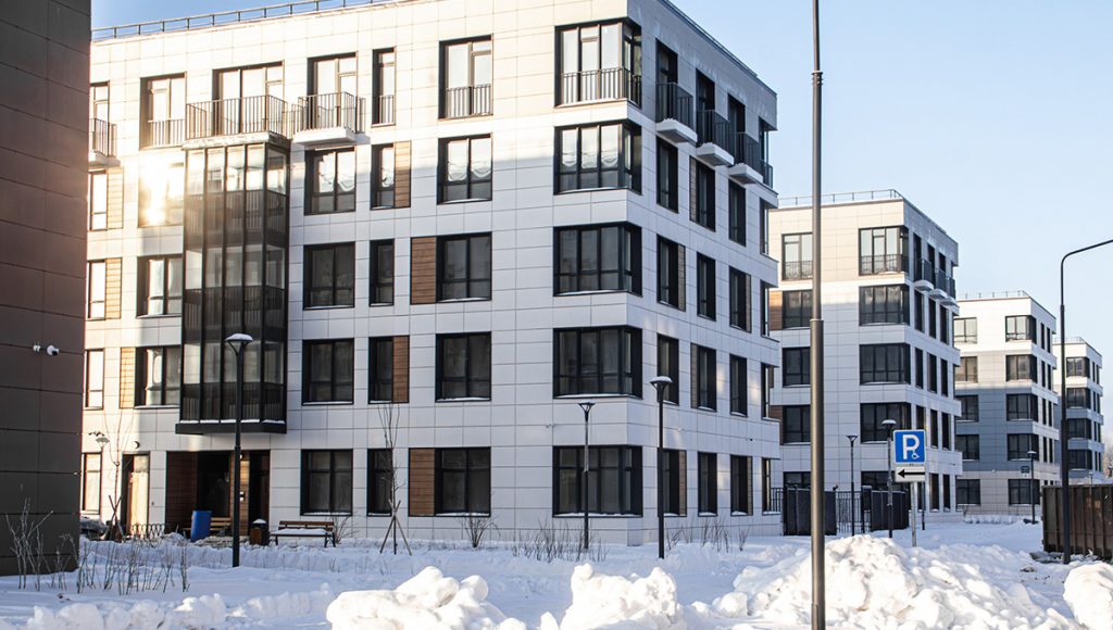 В Московском районе готовы три корпуса квартала «Плюс Пулковский», строятся еще 11