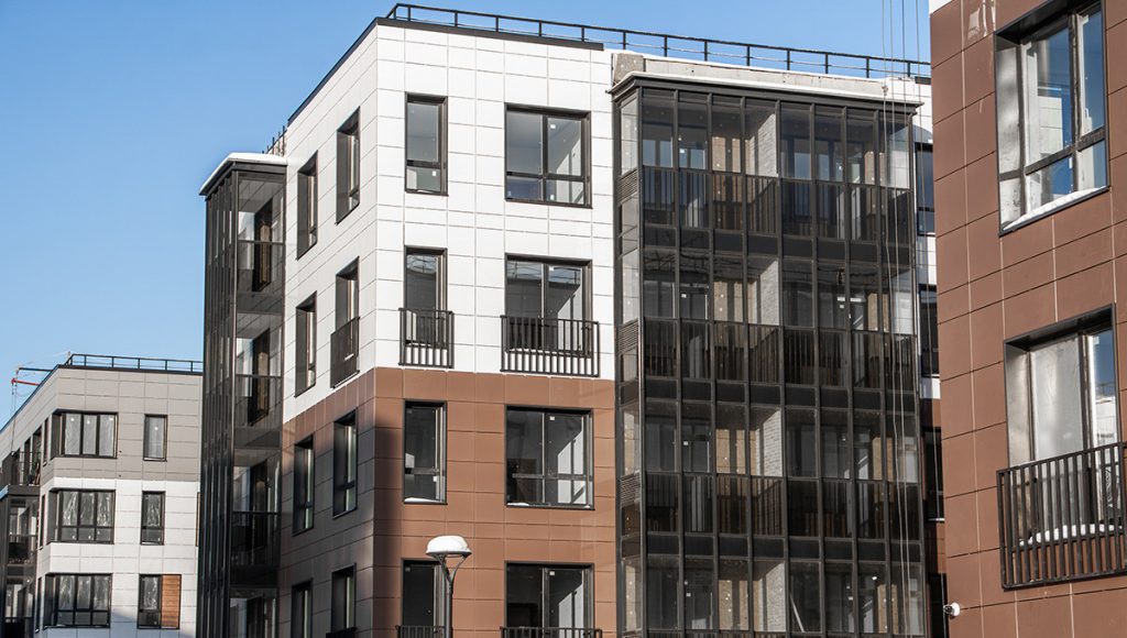 В Московском районе готовы три корпуса квартала «Плюс Пулковский», строятся еще 11